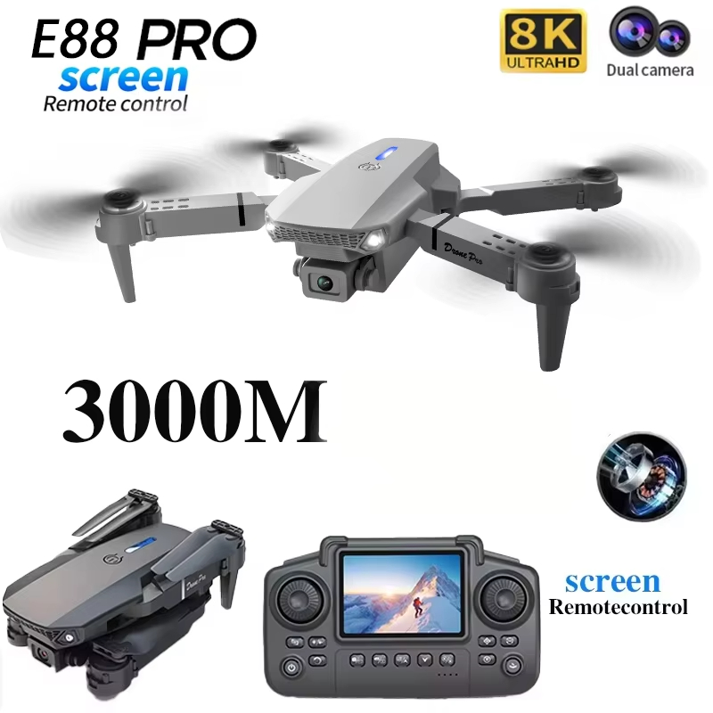 Drone E88 Rc Quadcopter - Nouveau drone E88 2026 avec caméra