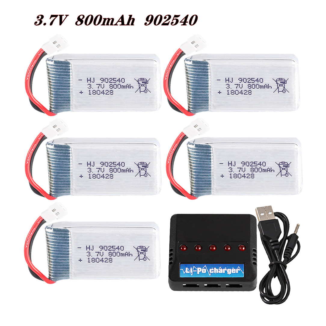 Drone Rc Leading - Batterie Lipo 3.7V 800mAh 902540 25C