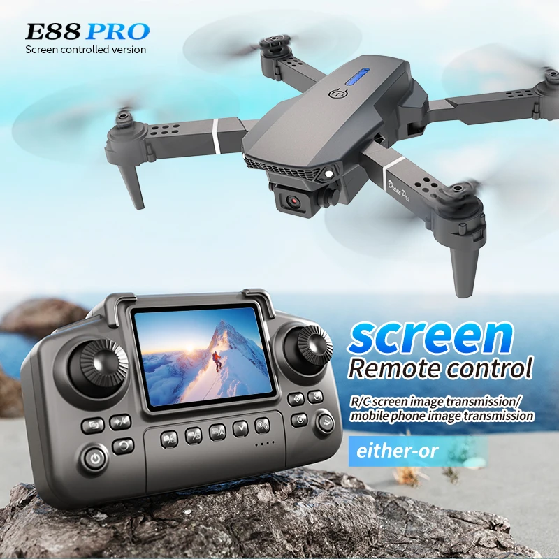 Drone professionnel E88 PRO av - Drone E88 Rc Quadcopter avis et prix