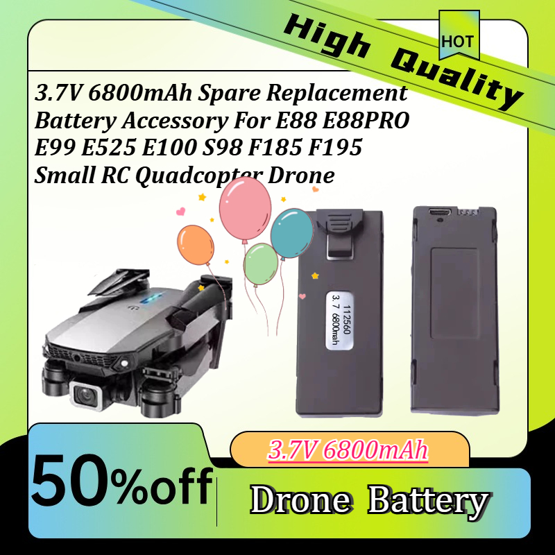 Batterie de remplacement 3.7V  - Drone E88 Rc Quadcopter avis et prix