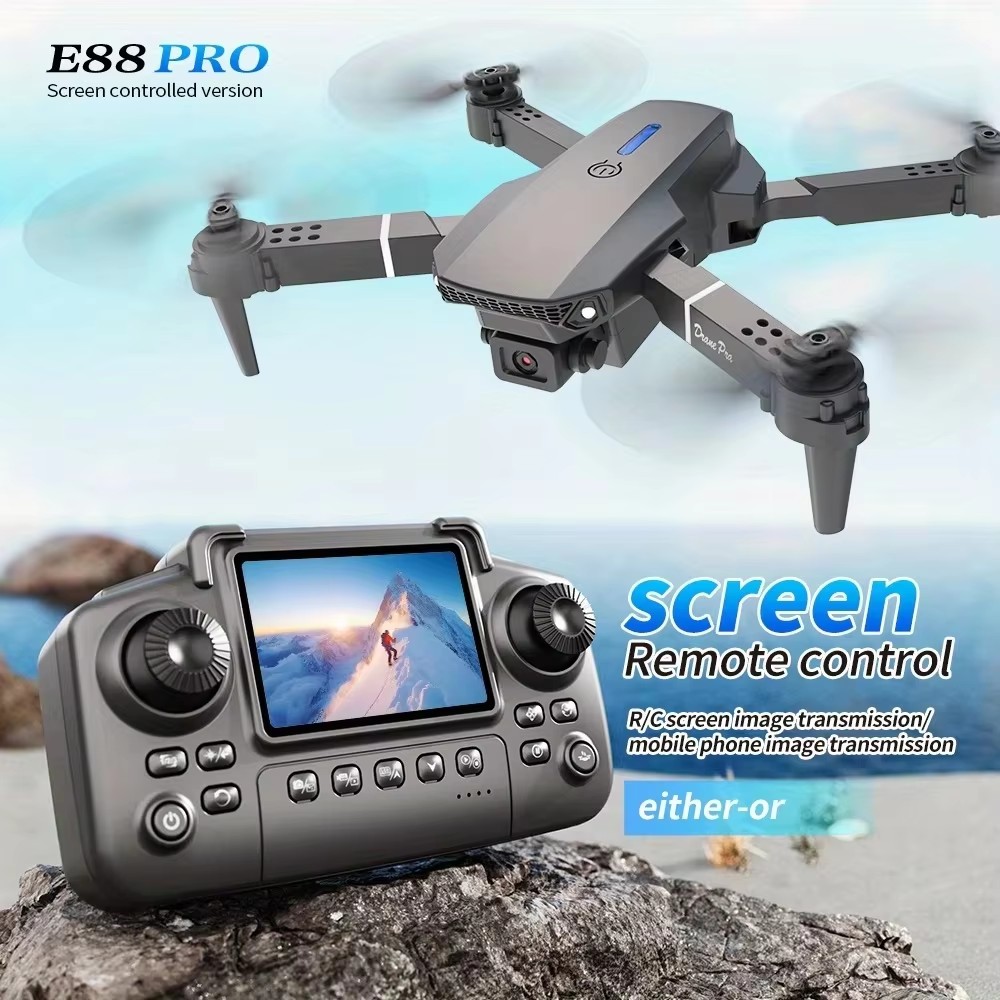 Nouveau drone E88 2026, drone  - Drone E88 Rc Quadcopter avis et prix