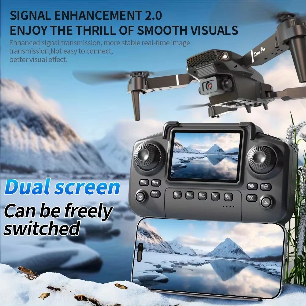 Nouveau drone E88 2026, drone  - Drone E88 Rc Quadcopter avis et prix